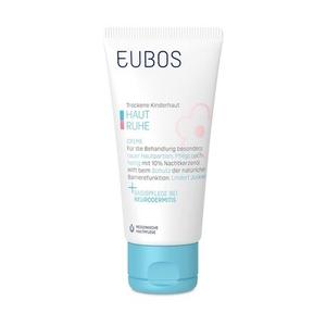 Крем Skin Calm 50 мл для сухой, чувствительной кожи детей и младенцев, а также в качестве вспомогательного средства при нейродермите - эффективность и переносимость подтверждены дерматологами Eubos