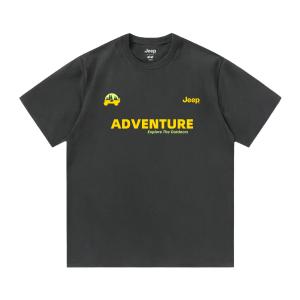 Футболка унисекс Crew Neck Jeep, темно-серый