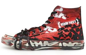 Converse Высокие парусиновые туфли Chuck 70 унисекс, черные, красные