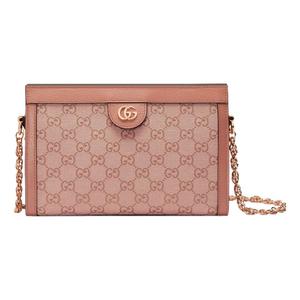 Сумка ophidia gg small shoulder bag 'pink' Gucci, розовый