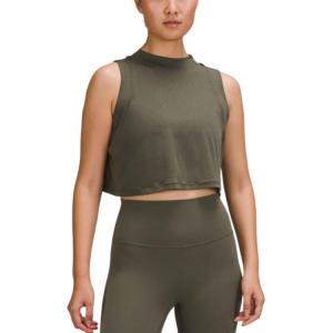 Топ Flow Y для женщин Lululemon, зеленый