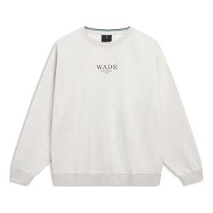 Спортивная толстовка Li-Ning Way Of Wade Graphic Sweatshirt 'Light Grey' AWDT143-10, серый