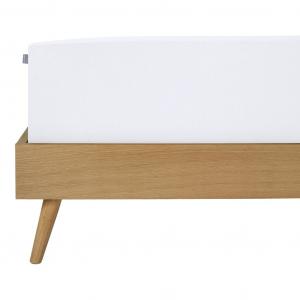 Простыня Schiesser Elli из джерси и эластана | 97% хлопок из экологически чистого производства | для матрасов размером от 180х200см до 200х220см | Высота матраса до 30см | Белый