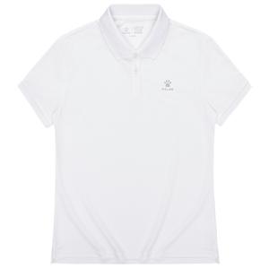Футболка-поло женская с воротником-поло, тонкая, прямого кроя KELME, bright белый