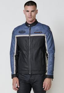 Куртка Koroshi Faux leather jacket, Azul Blue/Blue