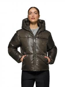 Polo Club Стеганая куртка коричневого цвета