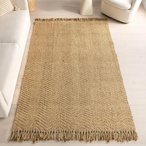 nuLOOM Cosima Solid ковер 229 x 290 см из джута для столовой и гостиной, Cosima Natural