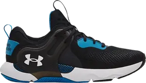 Кроссовки Under Armour HOVR Apex 3 Black Radar Blue, черный