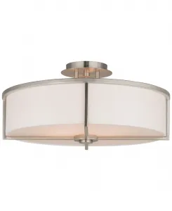 Встраиваемый светильник Wesley на 4 лампы Livex, Brushed Ni