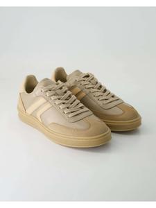 Низкие кеды бежевого цвета Zahira