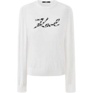 KARL LAGERFELD / Karl Lagerfeld Jeans Свитер KARL LAGERFELD женский белый