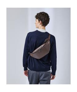 Классическая сумка через плечо из зернистой кожи/Сумка-мессенджер Abahouse Lastword, цвет Brown