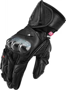 Мотоциклетные перчатки SHIMA RS-3, женские, кожаные, длинные, летние, защитные, для использования с сенсорным экраном, кожаные, вентилируемые, с усиленными стеклоочистителями (женские, розовые, XS), Women's - Black