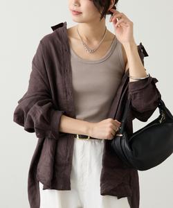 Зарезервировано Идеально подходит для многослойных образов Минималистичная майка из махровой ткани Rive Droite, цвет Beige