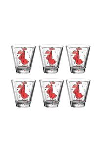 Стаканы детские Leonardo Bambini, 215 мл, 6 штук, розовый