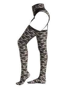 Носки Calzedonia GARTER-EFFECT, Black