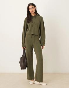 Трикотажные брюки JDY цвета хаки