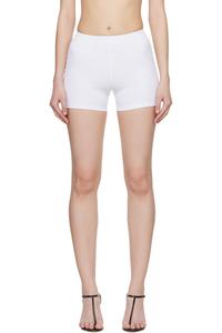 Шорты для йоги с эффектом отжиманий Vetements, белый