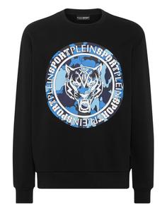 Свитер Plein Sport Sweatshirt Carbon Tiger, черный