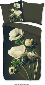 Пододеяльник Good Morning 135x200 + 1* 80x80 см - белые цветы Muller Textil