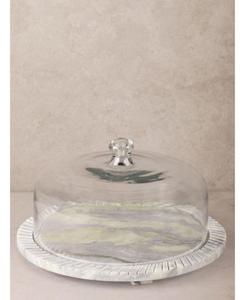 Сервировочная доска Blinq с колпаком GAURI KOHLI, Shades of green