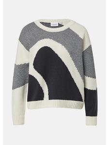 Вязаный свитер в размере 04X8_бежевый comma