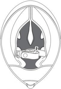 Накладка AGV Pista GP R для шлема, желтый