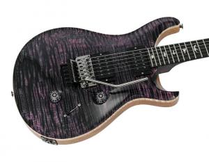 Paul Reed Smith Wood Library Custom 24 Floyd Rose Stained Flame Maple Neck Purple Iris PRS