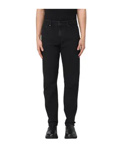 Джинсы прямого кроя темно-синего цвета Calvin Klein, черный