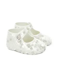 Пинетки с пайетками Monnalisa, белый