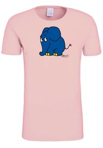 Рубашка LOGOSHIRT Die Sendung mit der Maus - Elefant, светло-розовый