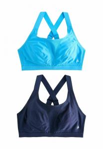 Бюстье Next SPORTS HIGH IMPACT CROP 2 PACK, Navy Turquoise/Blue