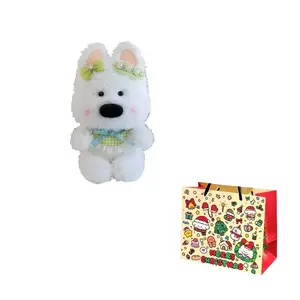 Fat Fat Dragon Плюшевая игрушка маленькая собака из коллекции West Highland White Terrier, плюшевая кукла, высота 30см