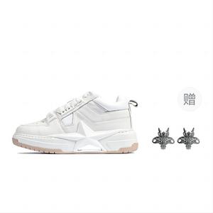 Кроссовки PENTAGONAL HEART Stepping Star Dream Series Skateboarding Shoes Unisex Low-top, белый