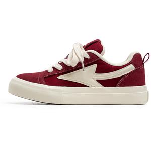 Увеличивающие рост легкие дышащие низкие кроссовки для скейтбординга унисекс QIQUDUCK, Q-Xnyb009 Angora Red