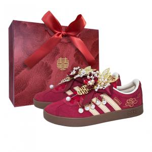 Adidas Кроссовки для скейтбординга Vl Court Classic Love Forever с низким верхом, устойчивые к истиранию, унисекс