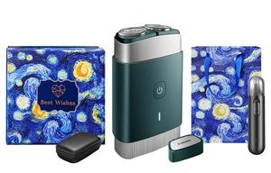 PHILIPS Поворотная бритва PQ888/06 для мытья всего тела быстрая зарядка за 1 час портативная черная лезвие