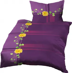 Постельное белье 140x200 + 70x90 см, хлопок Renforce, 37100, фиолетовый Gerald Wittmann