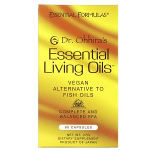 Dr. Ohhira's, Незаменимые живые масла, 60 капсул