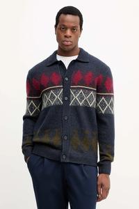 Кардиган с шерстью Marc O'Polo, темно-синий