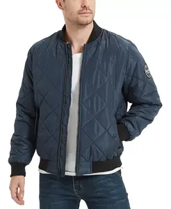 Мужская стеганая куртка-бомбер Diamond Hawke & Co., синий