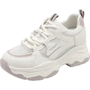 Низкие массивные кроссовки женские RED DRAGONFLY, Beige Milk Tea