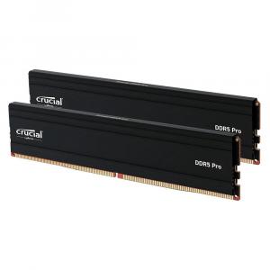 Оперативная память Crucial Pro DDR5, 64 Гб (2 х 32Гб), 5600 МГц, CP2K32G56C46U5, черный
