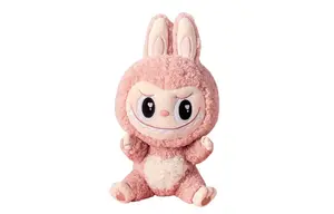 Плюшевая игрушка Pop Mart Labubu Plush Doll Valentine's Day, розовый