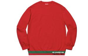 Толстовка унисекс Supreme, красный