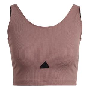 Свитер с укороченным топом в рубчик Adidas, фиолетовый