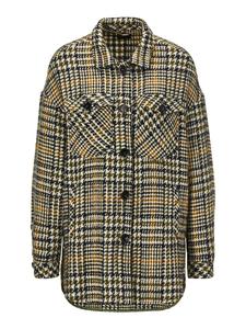 MADELEINE Клетчатый пальто кремового цвета / разноцветное