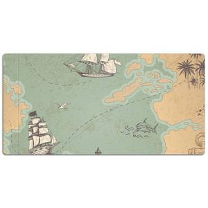 Настольный коврик Tulup Schatzkarte, 120x60x1 см, зеленый