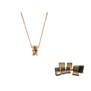 BVLGARI Ожерелье из розового золота 585 пробы B.Zero1 унисекс