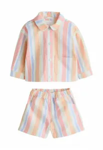 Куртка-Бомбер с принтом, стандартного кроя. Next, Multi Stripe